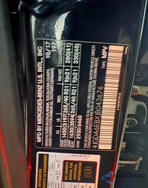 2018 Mercedes-Benz Gle 43 Amg from USA, damaged, VIN 4JGDA6EBXJB043676